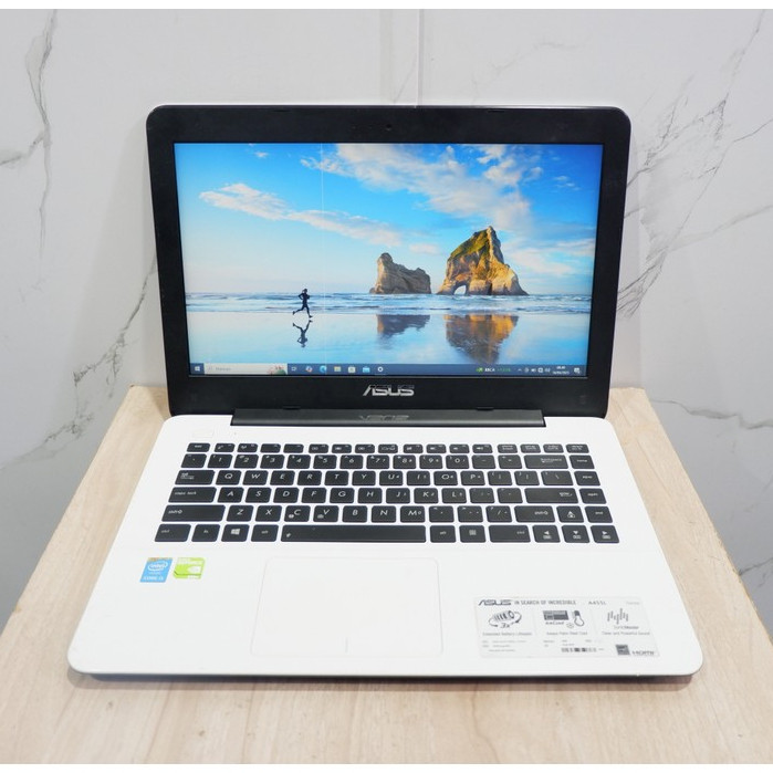 Laptop Asus A455L Intel Core i3-5005U NVIDIA 930M Ram 16Gb 512Gb Normal Siap Pakai - Leptop Laptop M