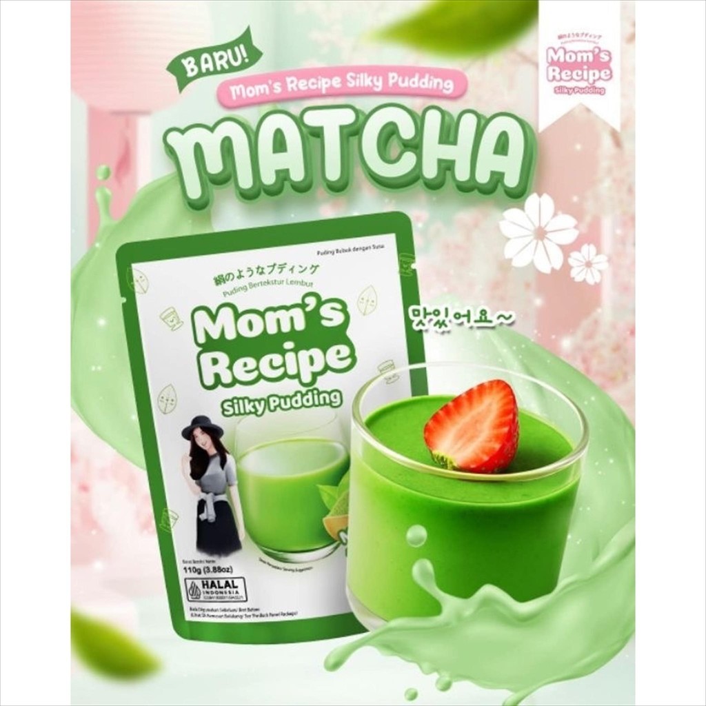 

SILKY PUDDING RASA MATCHA POUCH 110 GR - MOM'S RECIPE