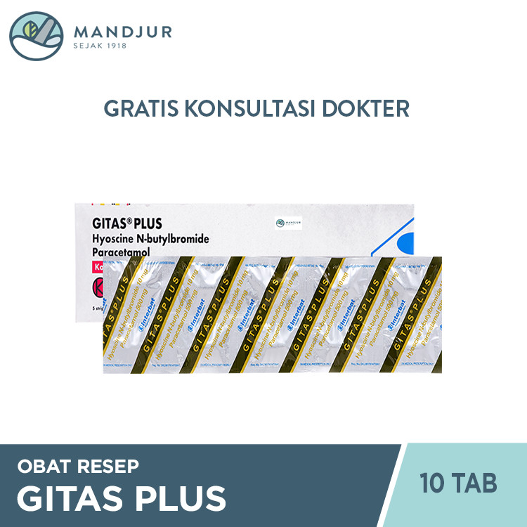 GITAS PLUS 1 STRIP @ 10 KAPLET SALUT SELAPUT