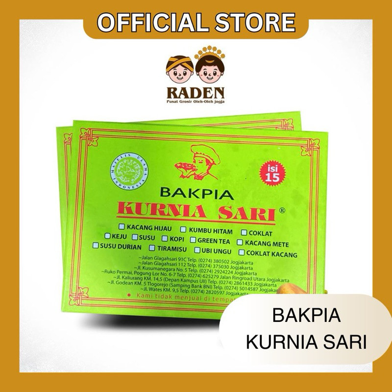 

Bakpia Kurnia Sari Asli Jogja Kulit Lembut
