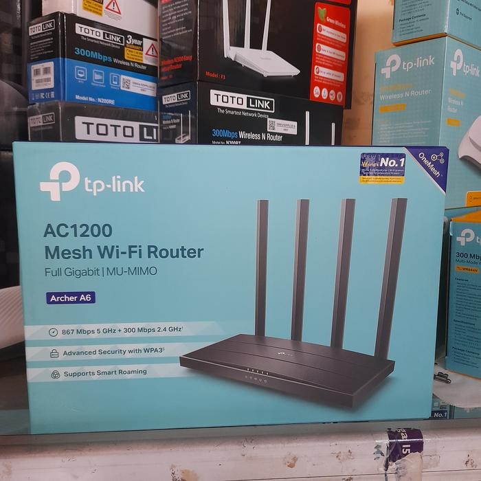 TP Link Archer A6 AC1200 wireless MU-MIMO Gabit Router / tplink A6