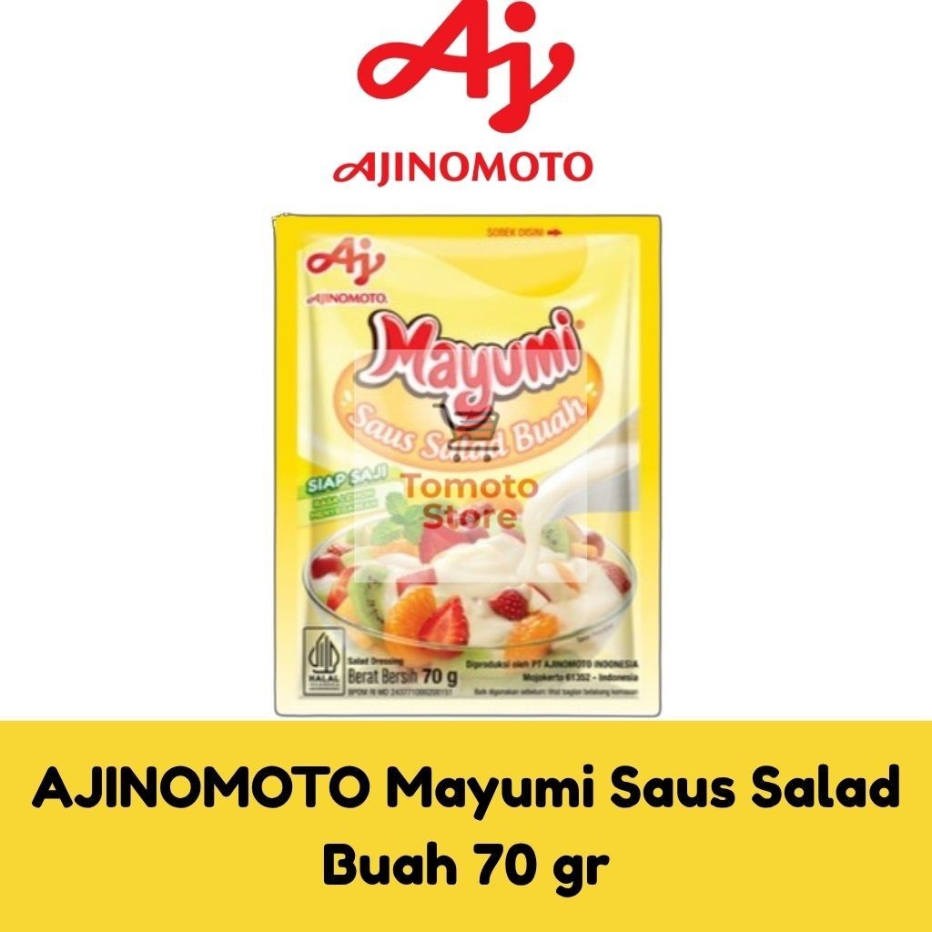 

[ TOMOTOSTORE ] AJINOMOTO Mayumi Saus Salad Buah 70 gr