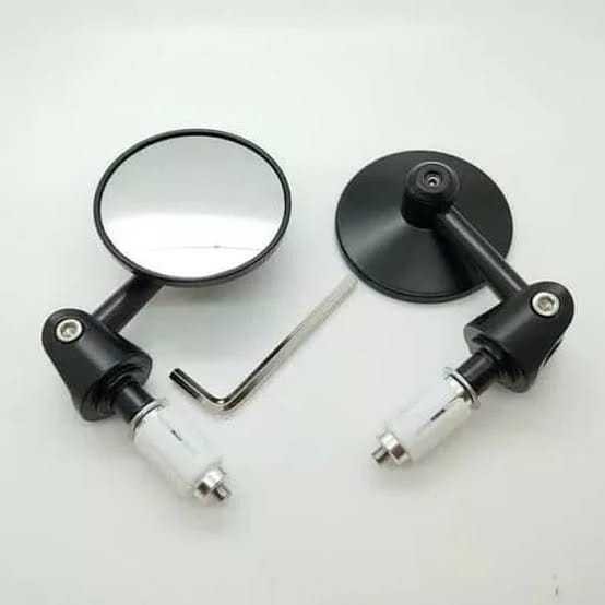 Spion Jalu Spion Bar End Bulat Racing Universal Nmax,Aerox,Pcx,Vario,Beat,Mio,Vespa,W175,Xabre,Vixio