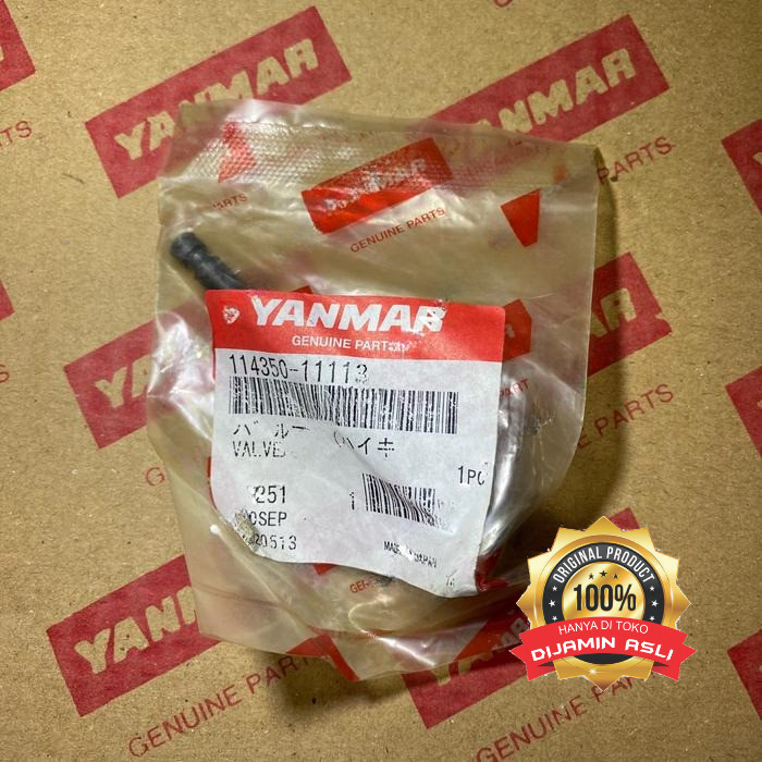 Valve exhaust Yanmar L60 114350-11113 Original DIJAMIN ASLI YANMAR