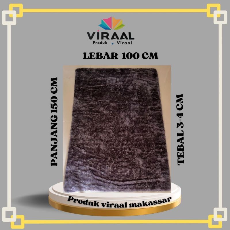 Makassar Produk viraal Surpet Kasur bulu kasur lantai tikar bulu karpet lantai karpet ruang tamu