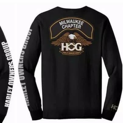 Kaos Lengan Panjang  Atasan//Longsleeve/COSTUM CHAPTER HOG HARLEY DAVIDSON OWNER GROUP BrandedDistro