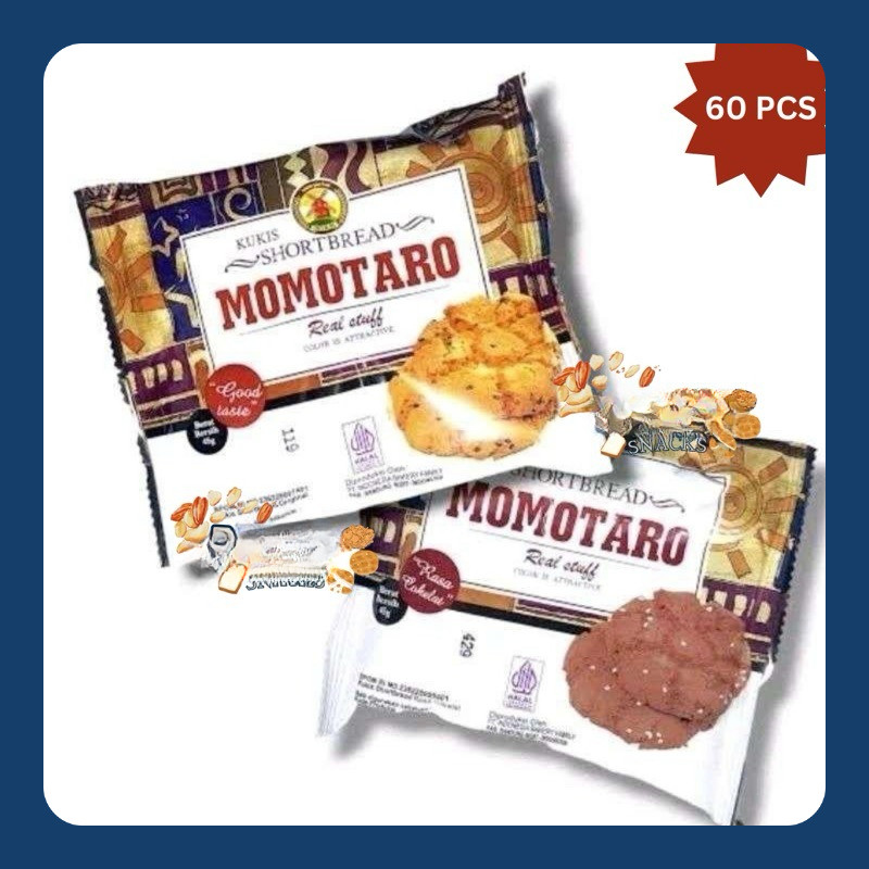 

MOMOTARO SHORTBREAD PER 1 DUS ISI 60 PCS NO MIX Kukis by AOKA VIRAL SEMUA VARIAN RASA SNACK COOKIES TERMURAH