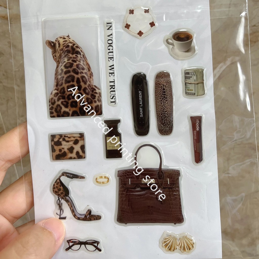 

3D phone case dome epoxy sticker personalized resin ipad label popular decorative crystal gel logo jelly cute DlY accept custom