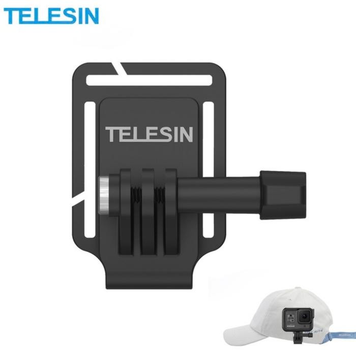 Telesin GoPro Cap Clip Baseball Hat Clamp Mount Backpack Clip Best Product