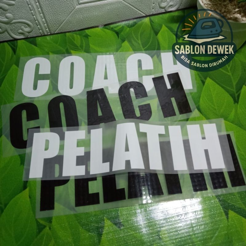 

Sablon Setrika DTF Pelatih dan Coach