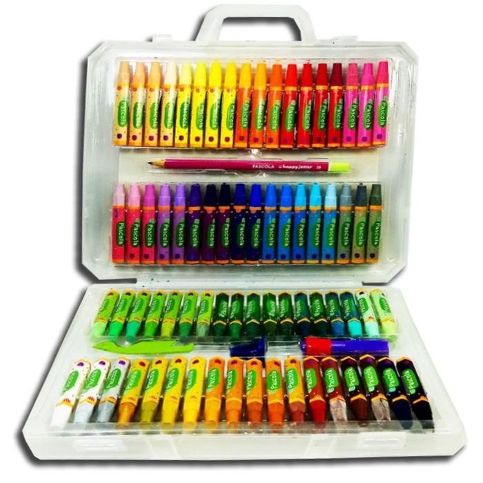

TERLARIS! Standard - Pascola Oil Pastel 72 / Set ( Crayon / Pewarna / Coloring ) - set 72