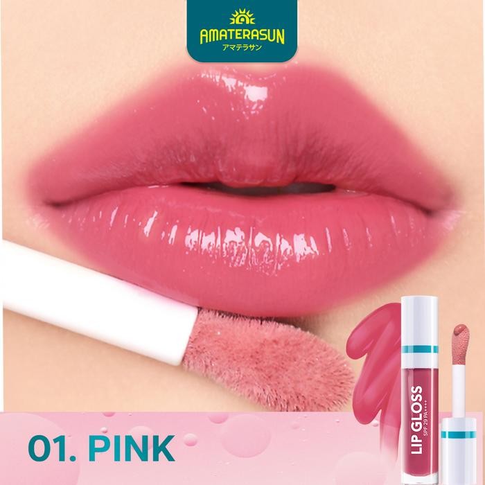 AMATERASUN [Bundle Lips SPF] SPF Lip Gloss x SPF Lip Balm - Pink, Lip Balm