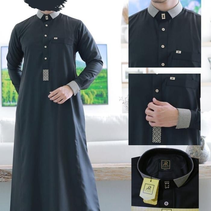 JUBAH ALRAZ WOLL MANSET STYLE HARAMAIN