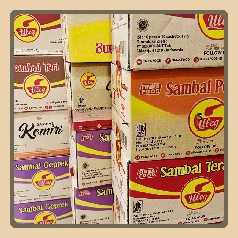 

Sambal Uleg Finna 1 Dus / 1 Karton