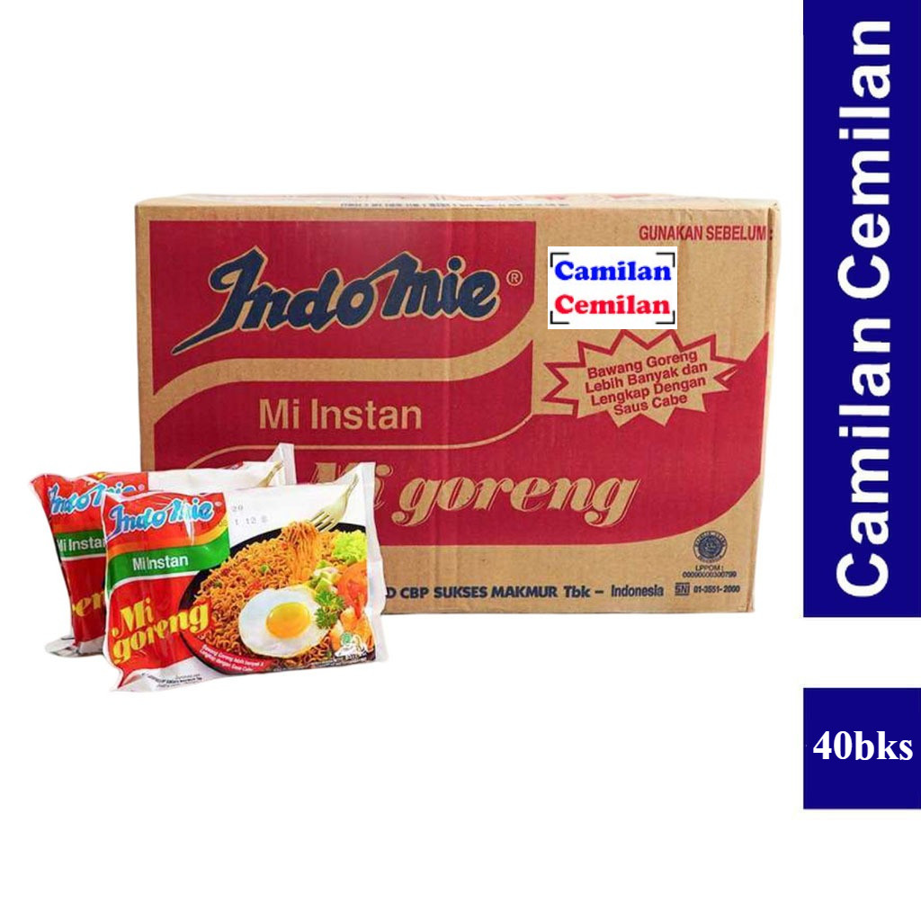 

Indomie Goreng Mie Instant Karton isi 40 bks