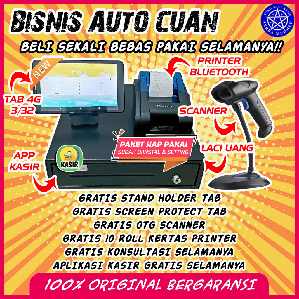 

Mesin Kasir Android Terlaris Buat Semua Usaha UMKM