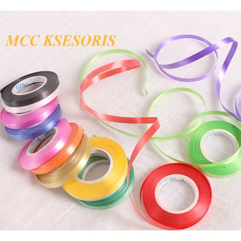 

pita balon 5m / pita ribbon / pita dekorasi / tali balon / curly ribbon dekorasi ulang tahun