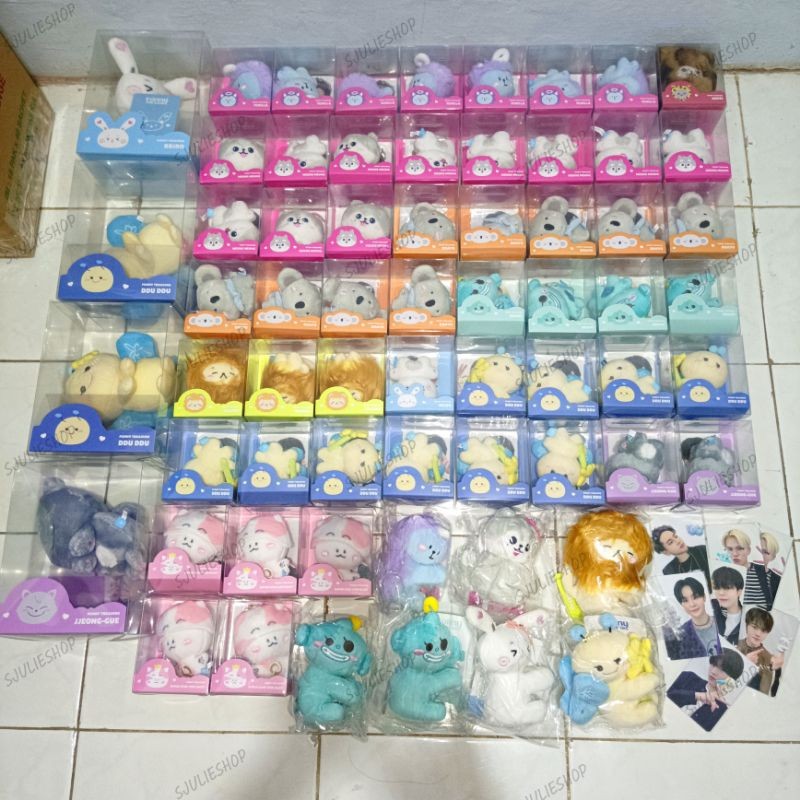 (SHARING & FULLSET) FUNNY MD TREASURE PLUSH KEYRING PHOTOCARD HOLDER MONITOR DOLL PVC BAG MINI FUN C