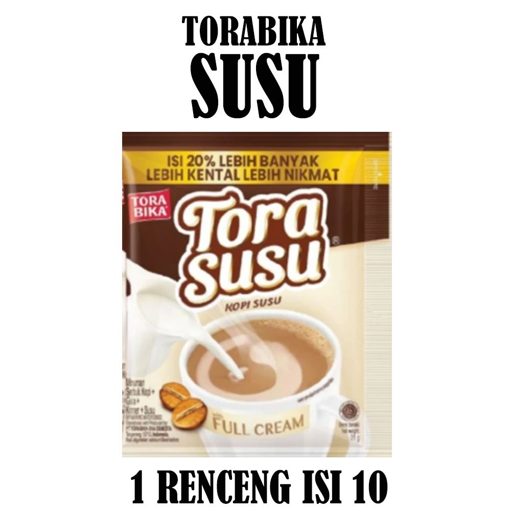 

TORABIKA TORA SUSU RENCENG ISI 10