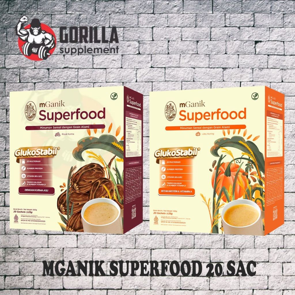 

mGanik Superfood 20 Sachet - Suplemen Diabetes BPOM & HALAL