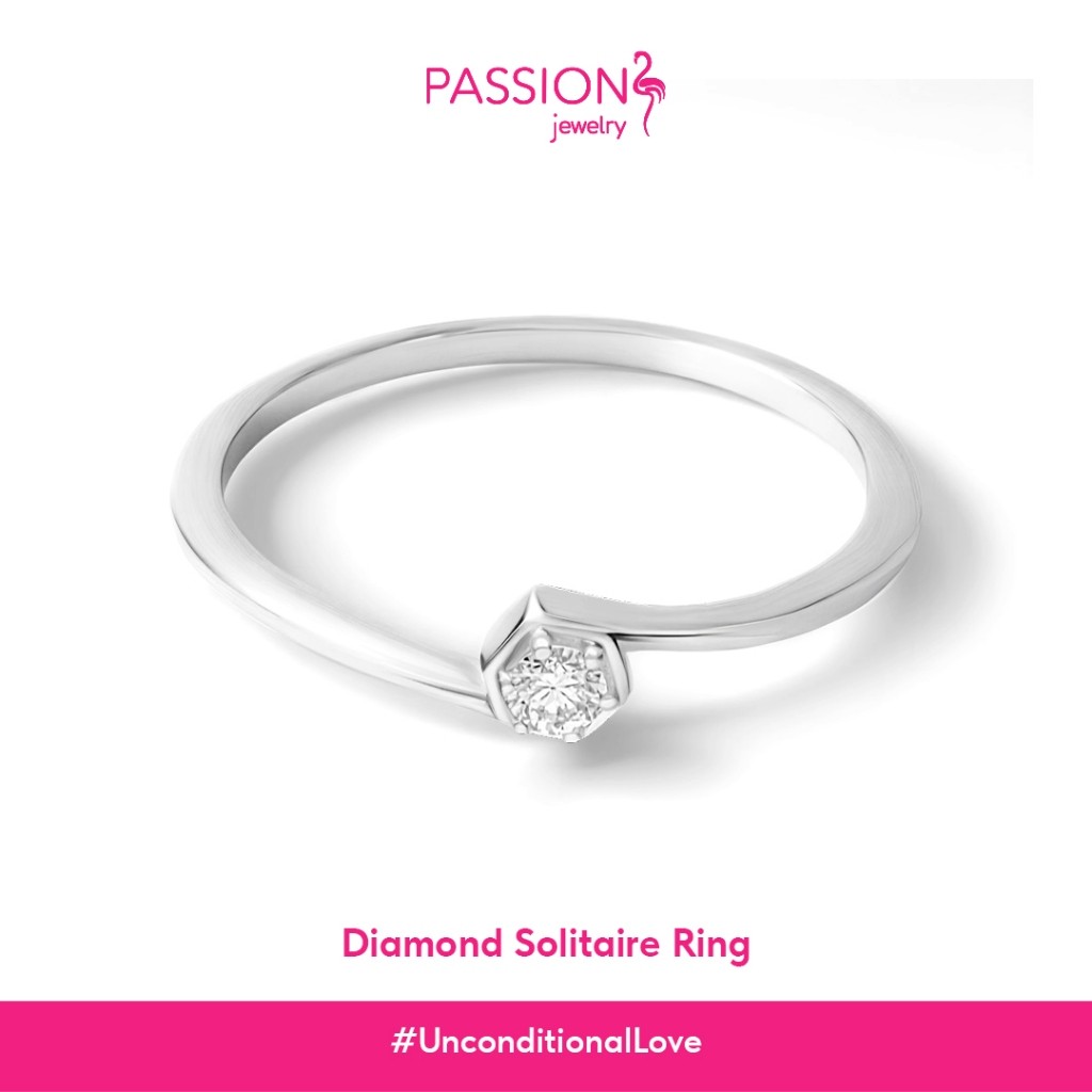Passion Jewelry Cincin Berlian Wanita Soliter - CWS0283