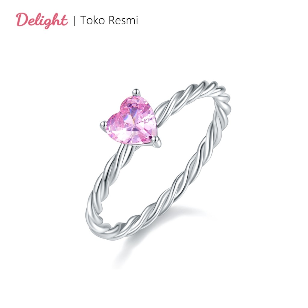 Cincin Berlian Pink Cincin Berlian Wanita Cincin Berlian