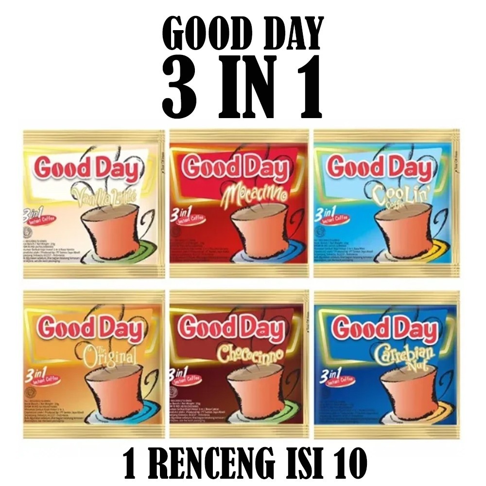 

GOOD DAY 3 IN 1 RENCENG ISI 10