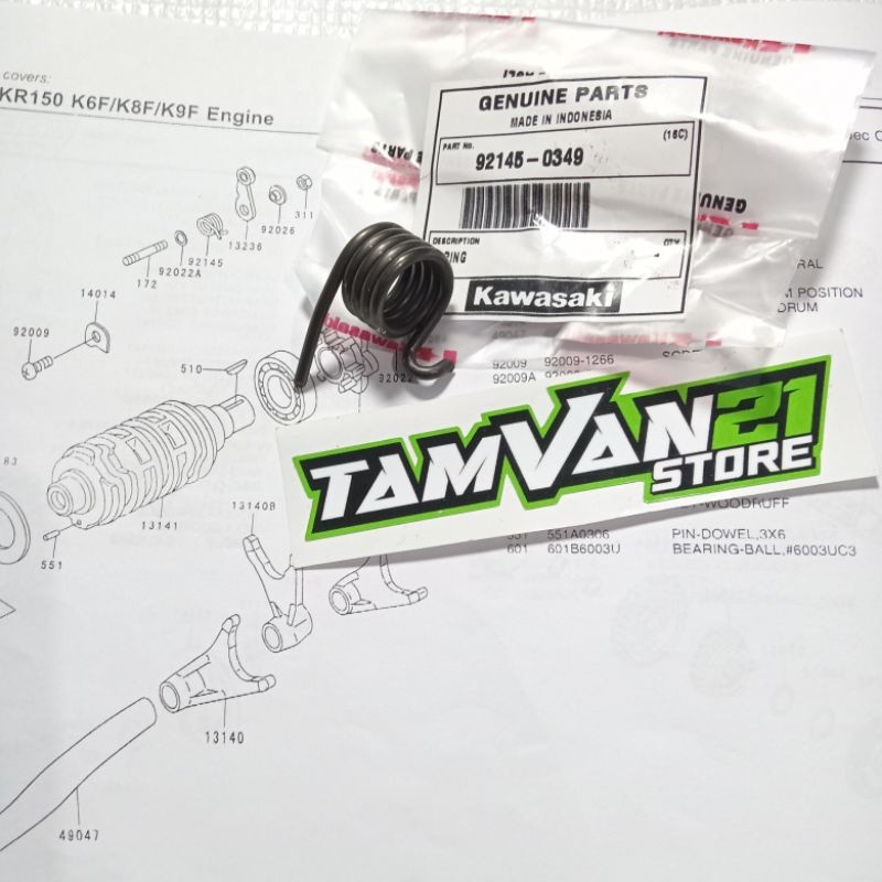 PER TUAS GIGI PER STOP NINJA RR R SS 92145-0349