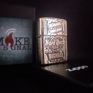 Zippo Armor Hard Rock Baghdad Original