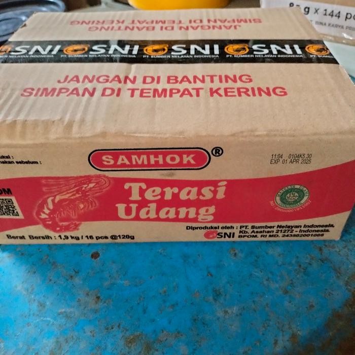 

jual terasi udang samhok 1 dus