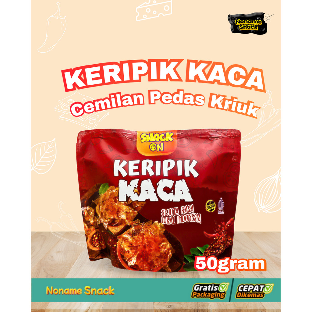 

Snack On Keripik Kaca Pedas Keripik Bening Seblak Kaca Pedas 70gr