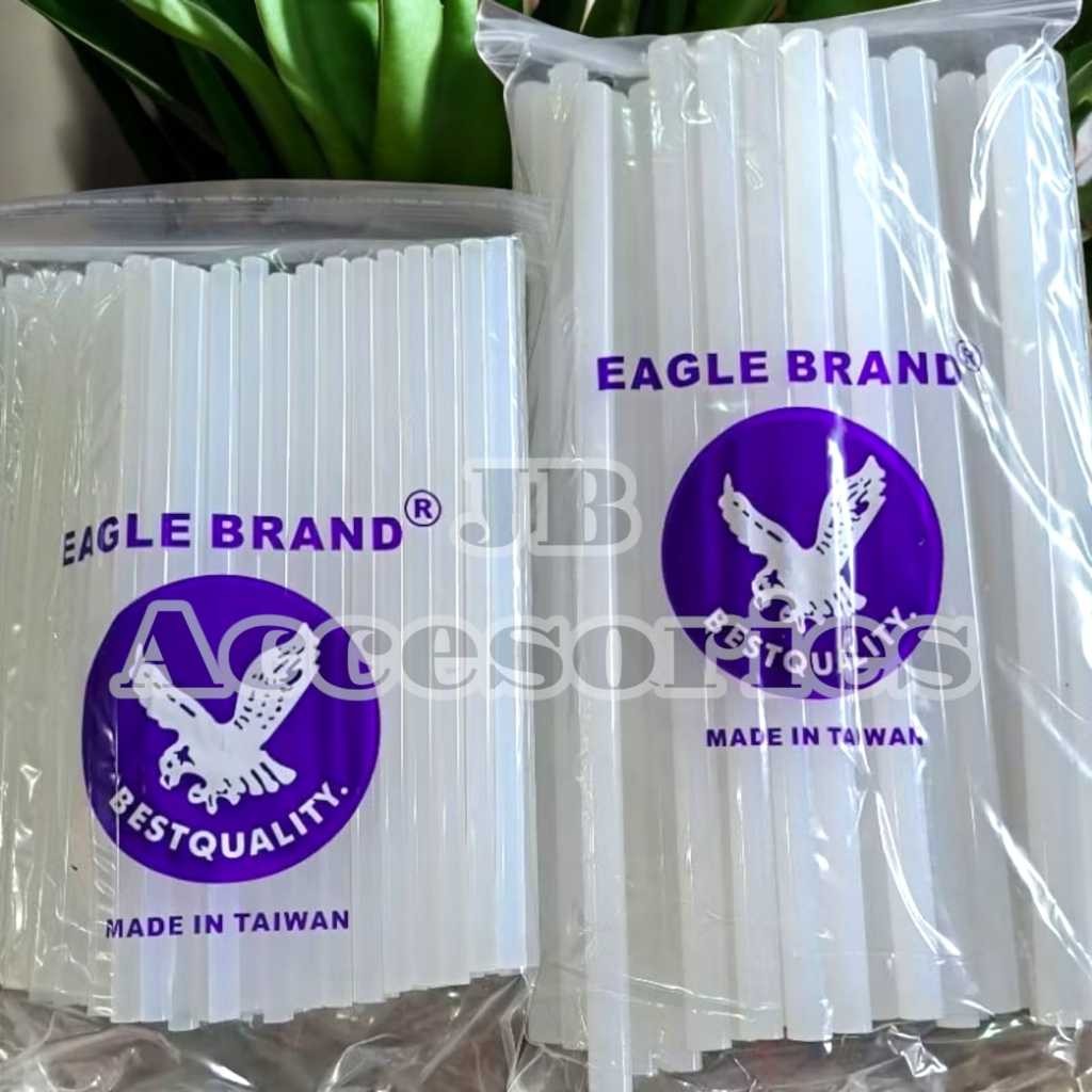 

1Kg-1Pack Lem Lilin Eagle Brand Best Qualty Besar Kecil Refil Hot Melt Glue Gun Stick Isi Lem Tembak