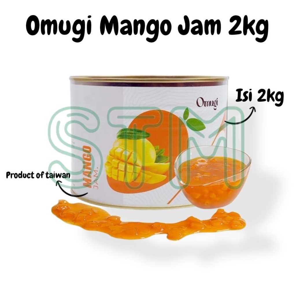 

Mango/Strawberry/Passion Fruit/Kiwi/Muberry Jam Omugi Impor/Selai Mangga/Stobery Impor Premium Kualitas Terbaik