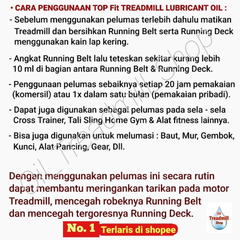 TOP FIT Pelumas Alat Olahraga Treatmill Fitness Treadmill Elektrik Manual Sepeda Statis Home Gym Cro