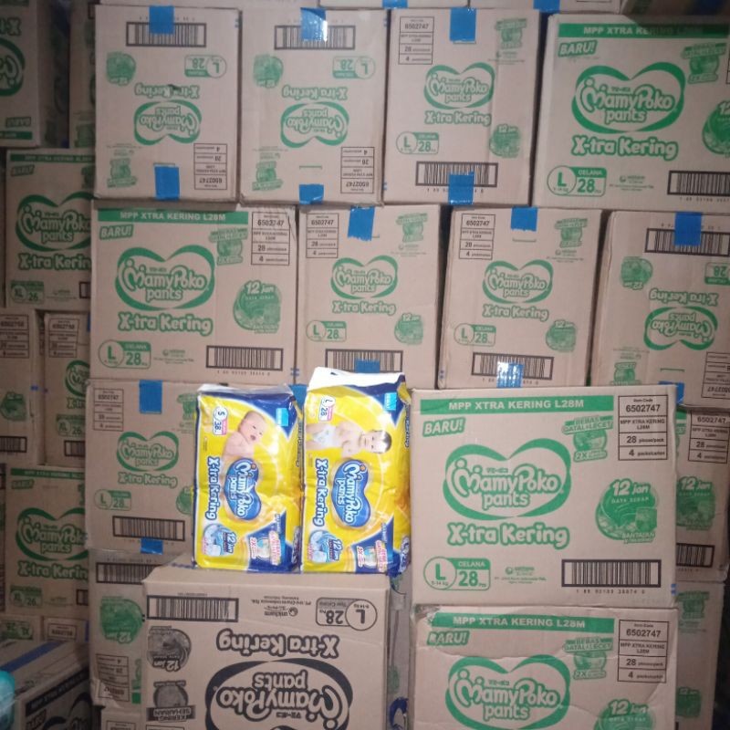 Mamypoko standar Xtra kering Grosir 1 duz/ karton