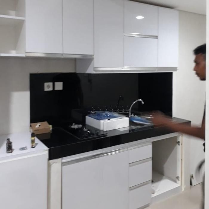 kitchen set minimalis modern set custom hpl taco