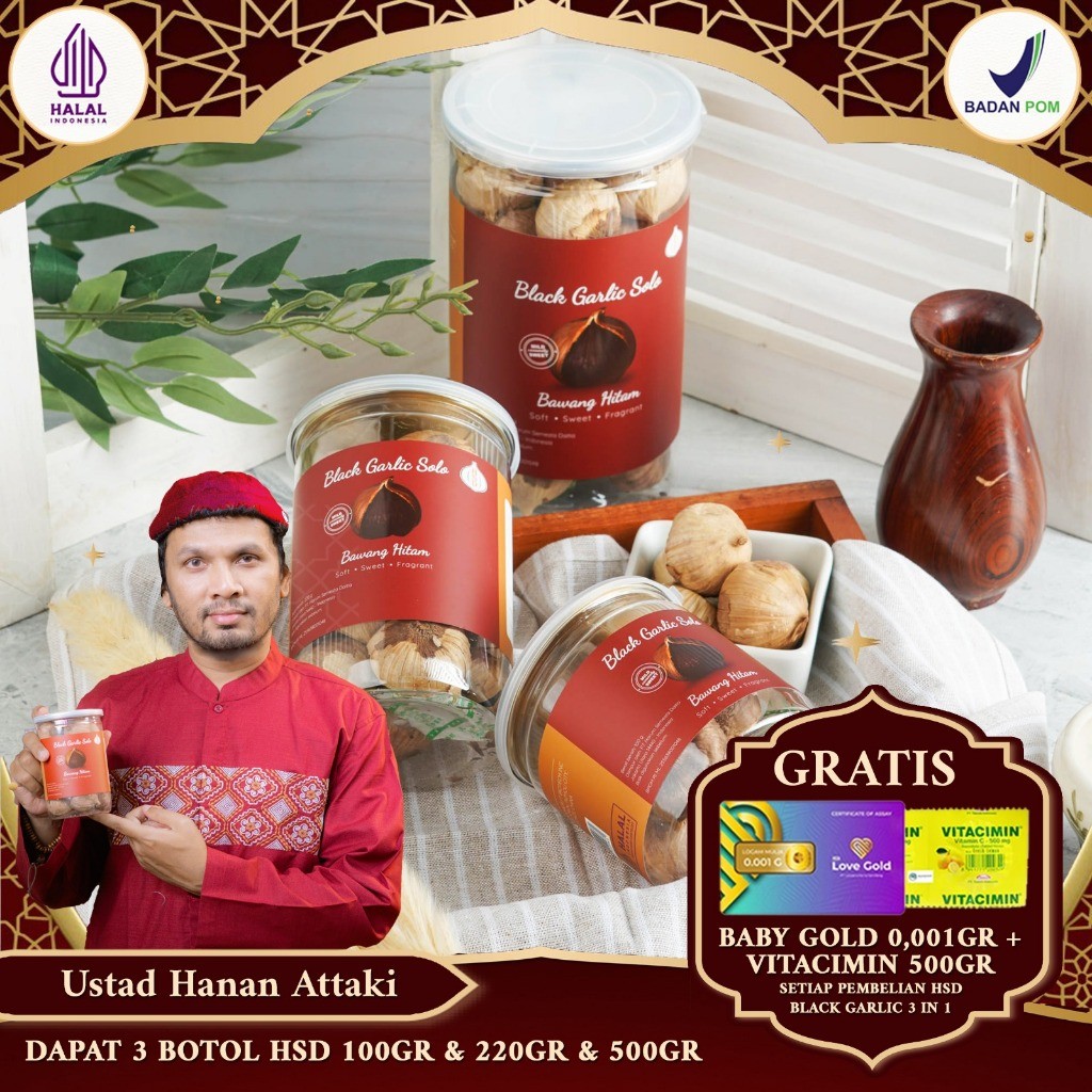 

HSD Black Garlic Solo ( Bawang Hitam Tunggal)