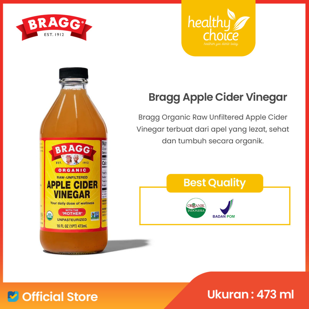 

Bragg Organic Raw Unfiltered Apple Cider Vinegar 473 ml