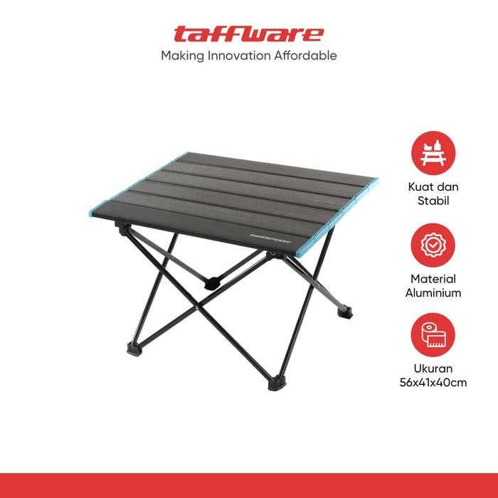 TaffSPORT Meja Lipat Portable Aluminium Table 56x41x40- 8825