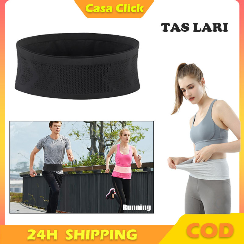 Tas Lari Unisex/Tas Lari/Tas Pinggang Olahraga/Tas Pinggang Multi Fungsi/ Anti Goyang Sabuk Lari