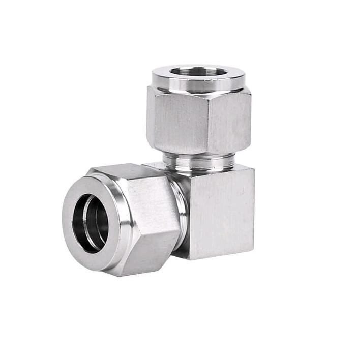 Elbow Union Connector Stainless Steel SS304 OD 8MM x OD 8MM