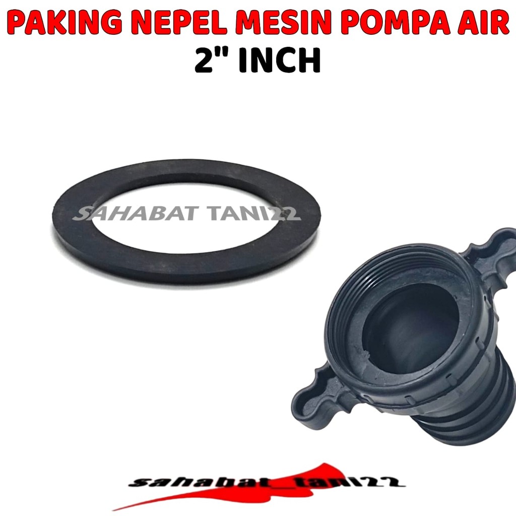 Paking Karet Mesin Pompa Air 2 INCH Paking Nepel Corong Mesin Pompa Air Alkon 2 INCH