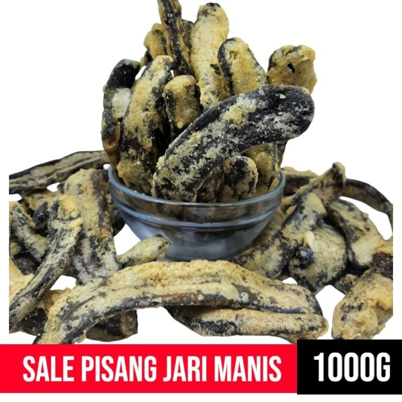 

1kg sale pisang jari manis enak renyah