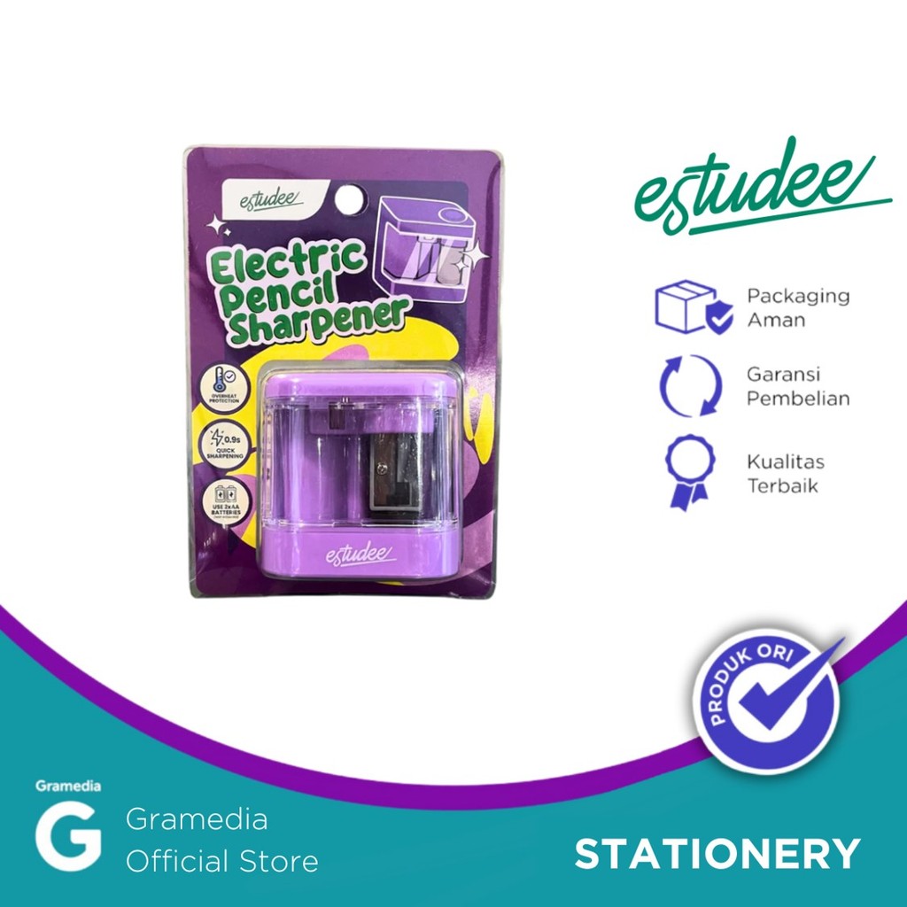 

Rautan Estudee Electric Pencil Sharpener Purple
