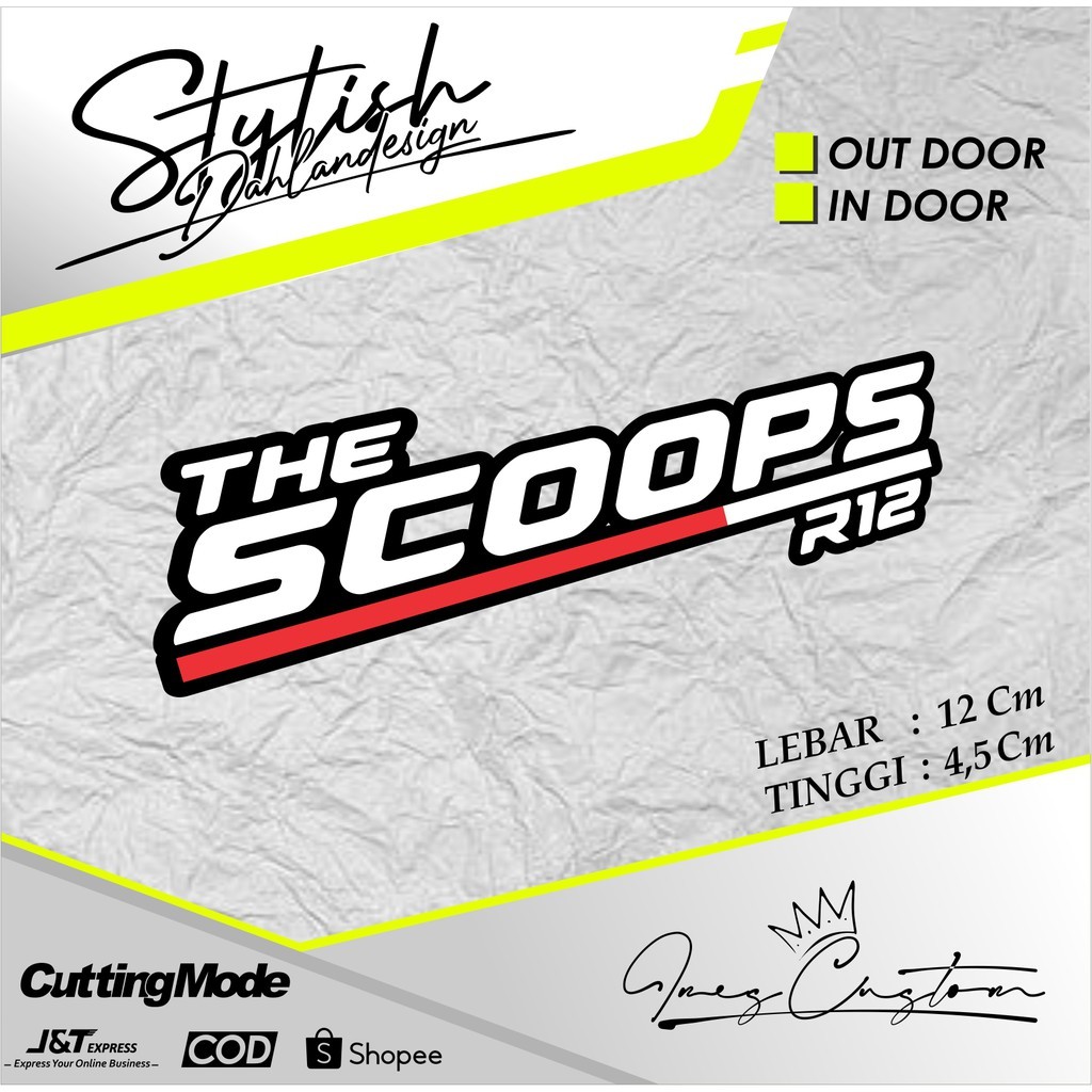 STIKER VARIASI MOTOR CUTTING SCOOPY