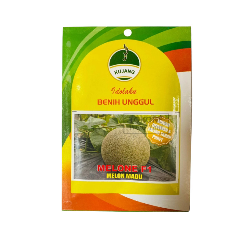 Benih Melon MELONE F1 isi 50 Biji Original CAP KUJANG Buah Manis Seragam
