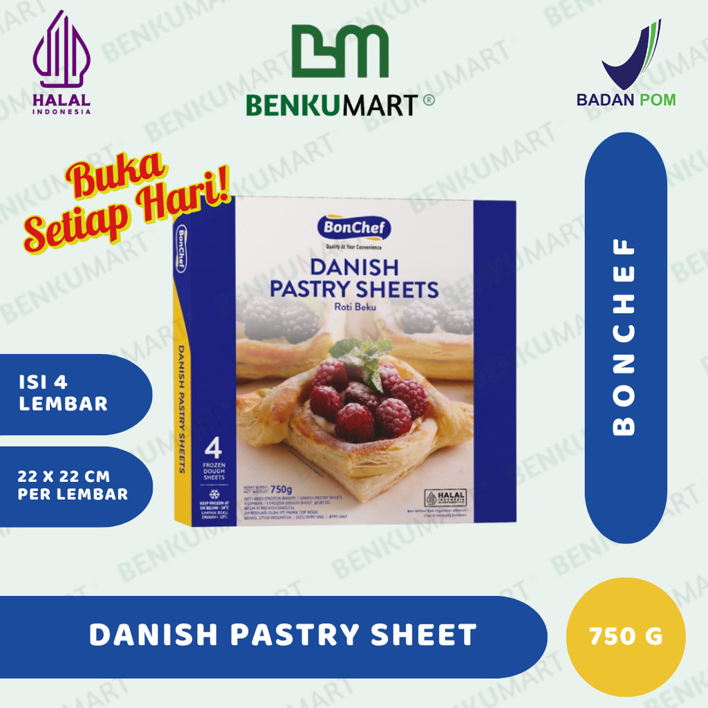 

Bonchef Danish Pastry Sheet 750 Gr