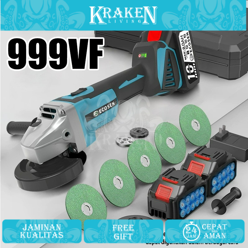 Gerinda Baterai Gerinda Cordless Gerinda Cas Gerinda Tangan Baterai Angle Grinder Gerinda tangan Ger