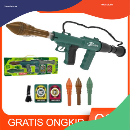 Mainan Anak ROCKET-RPG COMPETITIVE SHOOTING PT015-7 Mainan Tembakan Arah Anak Shoot Sports Rocket An