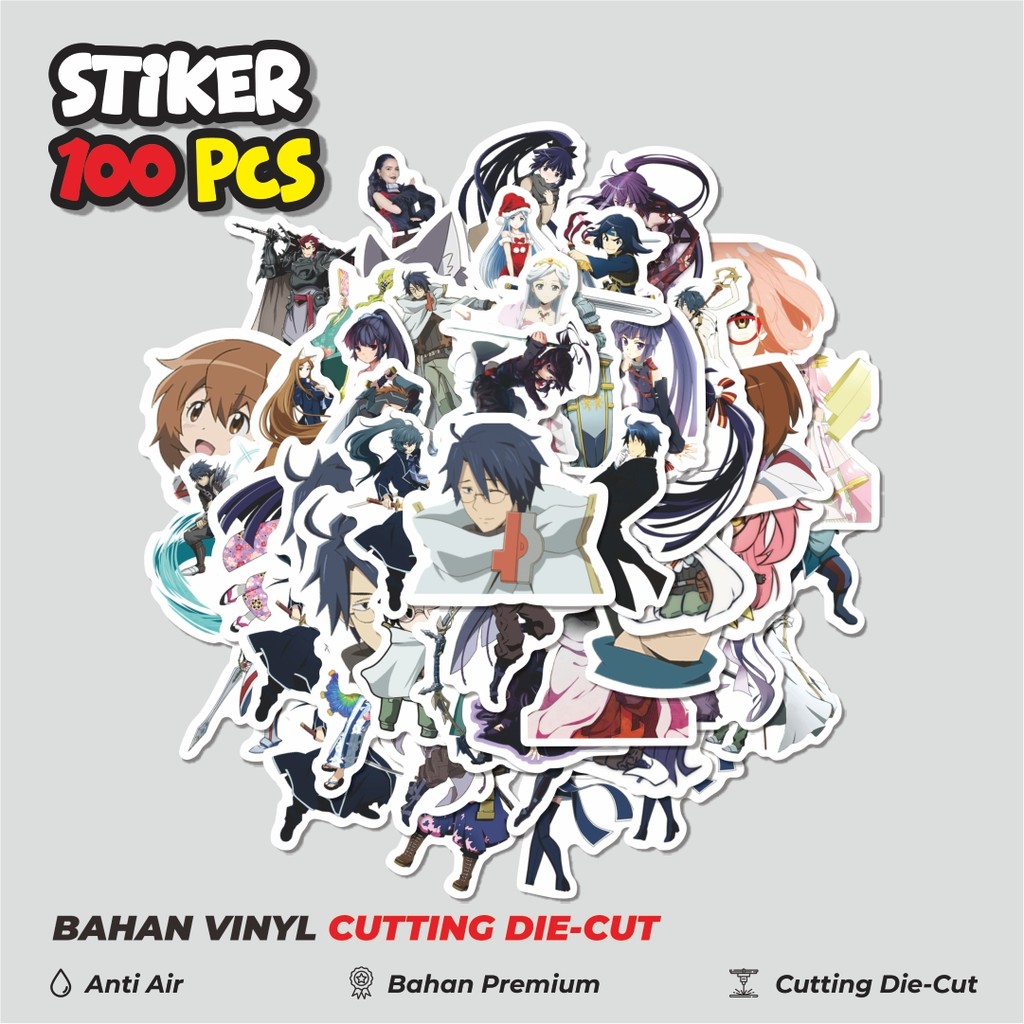 

Terbaru! 50 pcs Sticker Log Horizon Sticker Dekorasi Lucu Kreatif untuk Notebook, Skateboard, HP